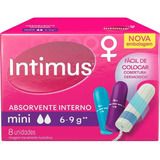 Intimus Absorvente Interno Mini Com 8 Unidades 