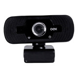 Webcam Full Hd Oex W100 1080p Com Microfone Unidirecional Cor Preto