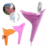 3pzs Orinal Urinal Femenino Portátil Silicona Reutilizable 