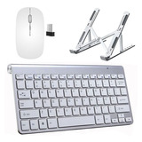 Teclado Mou Slim E Suporte Branco P/notebook Msi