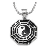 Collar Con Colgante De 8 Diagramas De Tai Chi Yin Yang Bagu