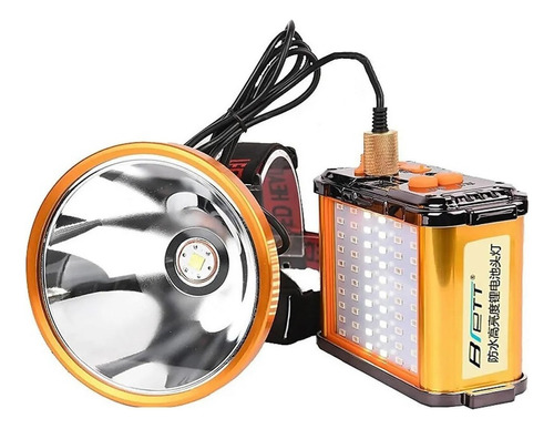 Foco Led Caza 1200w Linterna Minera Camping Largo Alcance