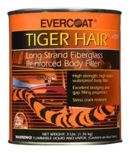 Tiger Hair Masilla Reforzada De Hebra Larga E1189 Evercoat