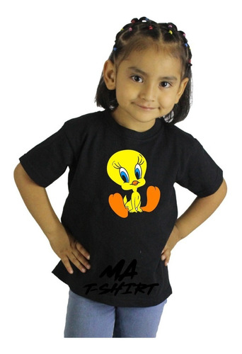 Playera Unisex Infantil P1olín Tweety Loney Tune + Stike