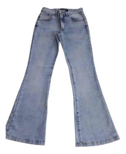 Calca Fem Zoomp Flare Cor:jeans Claro D´lave 600110702-11288