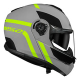 Capacete Ls2 Ff908 Strobe Ii Autox Cinza Amarelo