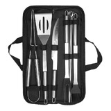 Set Utensilios Portatil Asado 9pz Ct15