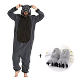 Pijama De Mapache Para Hombre Kigurumi, Para Dibujos Animado