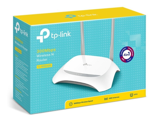 Router Inalambrico 300mbps 2 Antenas Tp-link Wr840n