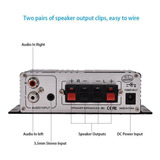 2 Canales Hi-fi Mini Digital Moto Auto Coche Estéreo Pow