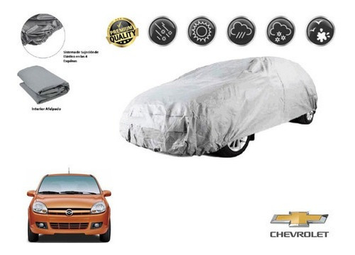 Funda Cubreauto Afelpada Chevrolet Chevy C2 1.6l 2004 A 2008