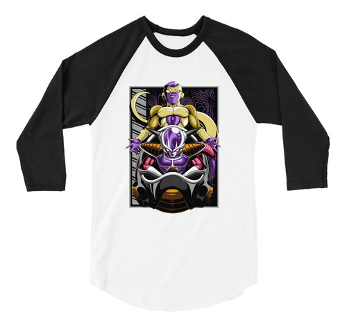 Playera Raglan 3/4 Freezer Dragon Ball Anime