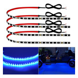 Tira De Luces Led Keiurot 12v,1500lum, 60cm, Pack X4, Azul