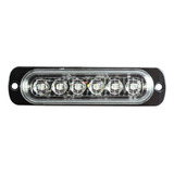 Baliza 6 Led Ambar 12v 24v Efectos Varios Chip Samsung