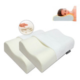 Almohada Ortopédica Cervical Espuma Memory Foam X 2 Unidades