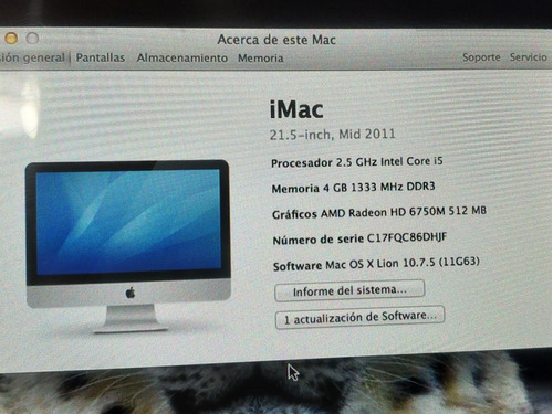 iMac 21.5 Inch, Mid 2011