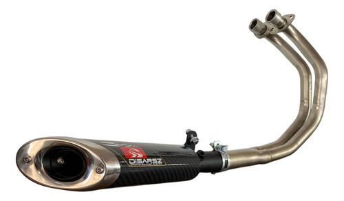Escape Esportivo Disarsz Mt-03\u002Fr3 Curva 2x1 Inox 2015-2025 | Parcelamento sem juros