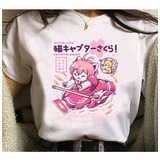 Camiseta Baby Look Sakura Card Captors Cat Anime