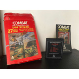 Atari 2600 Cartucho De Combat Con Caja Vintage
