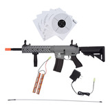 Rifle Aeg Lt Gen2 6mm M4 Evo Airsoft Gris 6mm Xchwsc