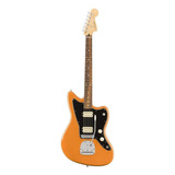 Guitarra Eléctrica Fender Player Jazzmaster De Aliso Capri Orange Brillante Con Diapasón De Granadillo Brasileño