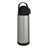 Garrafa Térmica Inox Pressão Nobile 1,9 Litros - Mor Cor Plata