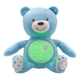 Projetor Chicco Bebê Urso Azul Boa Noite Luminaria