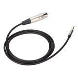 Cable Adaptador Xlr Hembra A Macho De 3,5 Mm Hifi Plug And P