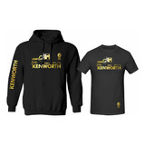 Kit De Sudadera + Playera Mod Kenworth Truck W900 Gold