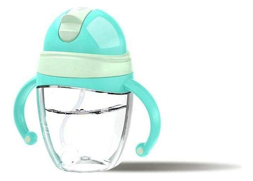 Vaso Pitillo Entrenador Antiderrame Bebe Con Tapa 320ml