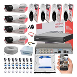 Cámaras De Seguridad Kit Cctv Dvr 8 Ch+8 Cámaras