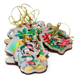 Enfeites Para Árvore De Natal Mickey, 12 Tags Natalina