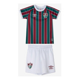 Kit Clube Infantil Umbro Fluminense Oficial 1 2023