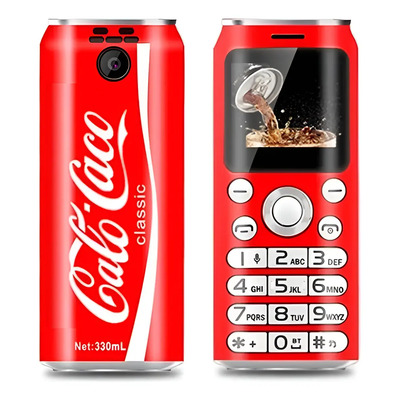 Mini Celular Cocacola Coke Doble Sim Bluetooth Lujo | Meses sin interés
