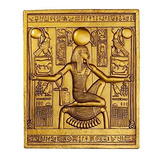 Estatuas De Placa Decorativa Con Diseño De Templo Egipcio