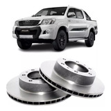 Discos De Freno P/ Toyota Hilux Desde 2005 Diam 297 Mm Kitx2