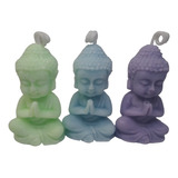 Kit Velas Mini Buda (3 Unidades)