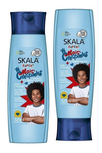 Skala Mais Crespinhos Shampoo E Condicionador Infantil