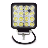 Faro Auxiliar 16 Led Blanco 48w Tractor Cosechador 