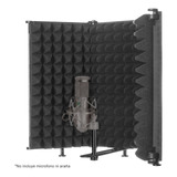 Microfono Grabacion Cabina Vocal Panel Acustico Studio Cuota