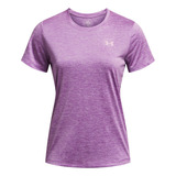 Polera Ua Tech Twist Mujer Morado Under Armour