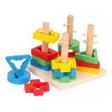 Juguete Con Dificultad De Encaje Didáctico Montessori