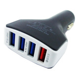 Cargador Usb X4 Auto Encededor Rapida Qc 3.0 7a