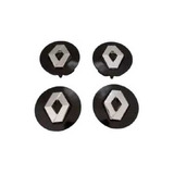 Kit X 4 Unid.centro Llanta Sandero Duster Clio Kangoo Negro