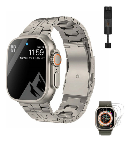 Correa De Acero Para Apple Watch Iwatch Ultra 9 8 7 6 5 4 Se