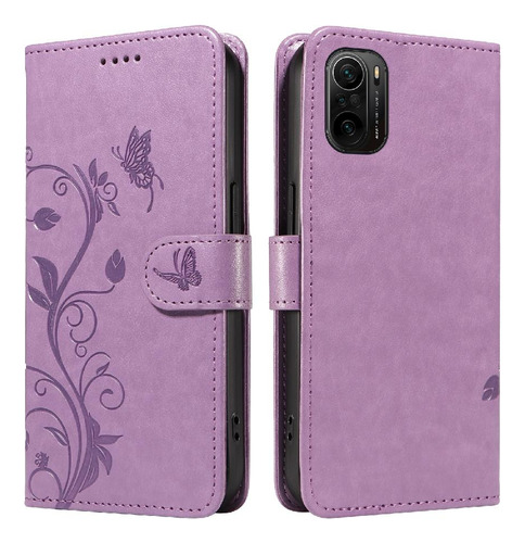 Funda Para Xiaomi Poco F3 Y Ranura Para Tarjeta Con Correa