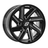 Rin Sedona Chopper 14x7 4/156 Negro 4+3