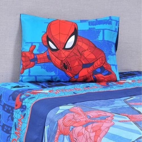 Juego Sabanas Spideman Infantil Niños Sabana Hombe Araña 1.5