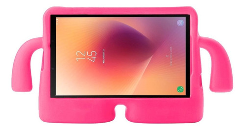 Capa Infantil Para Tablet Galaxy Tab A8 (2019) T295 / T290 Cor Rosa Escuro
