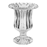 Lyor Renaissance Vaso Com Pé De Vidro 14 Cm Transparente